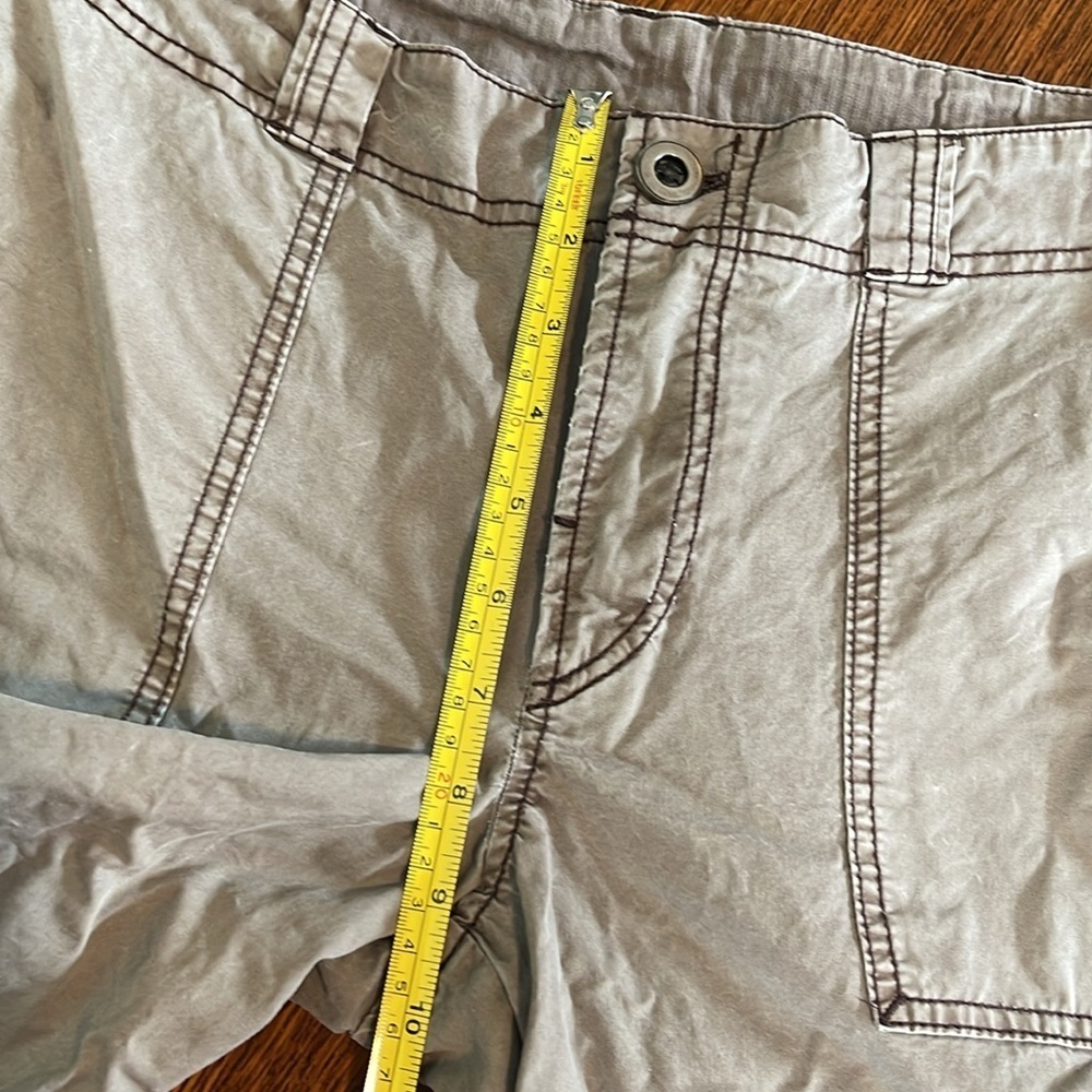 Free People The Thing Is Utility Cargo Pant 4 Brown Wild Truffle Low Rise Boho - Picture 10 of 11